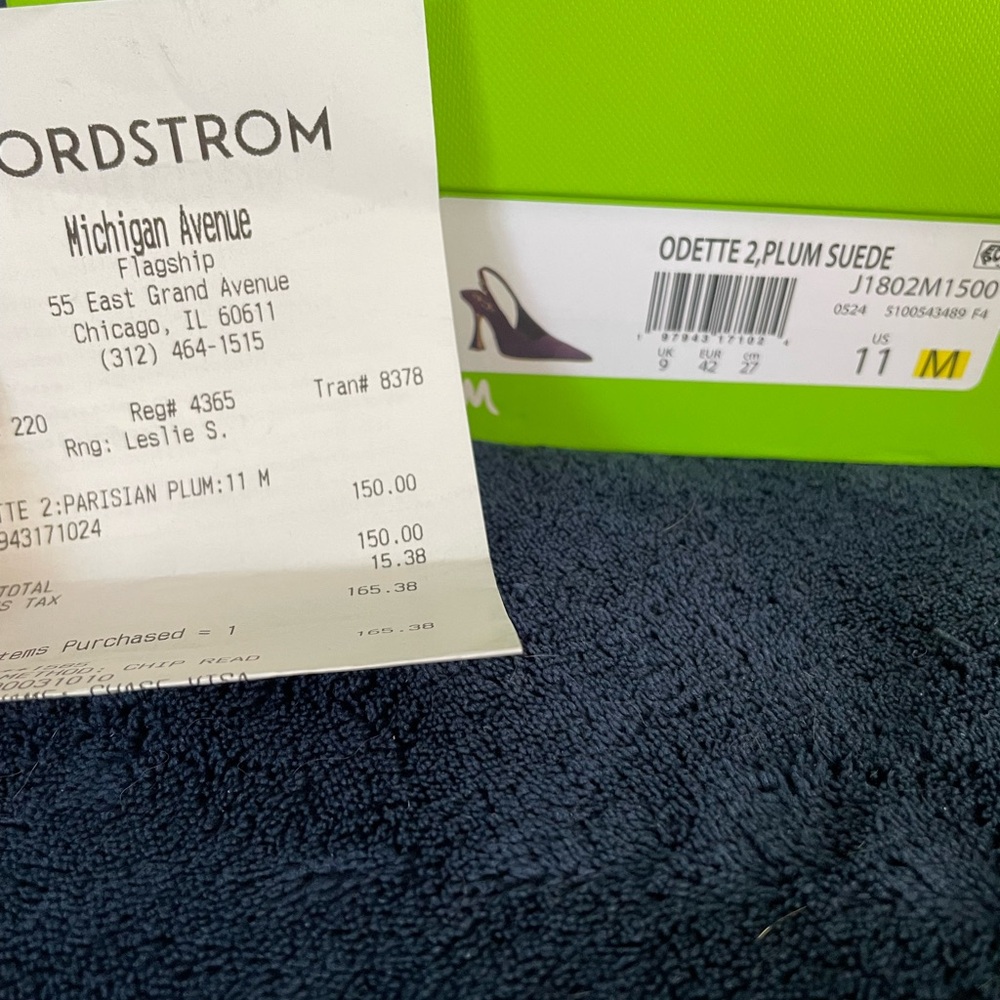 Sam Edelman Plum colored suede heels- size 11